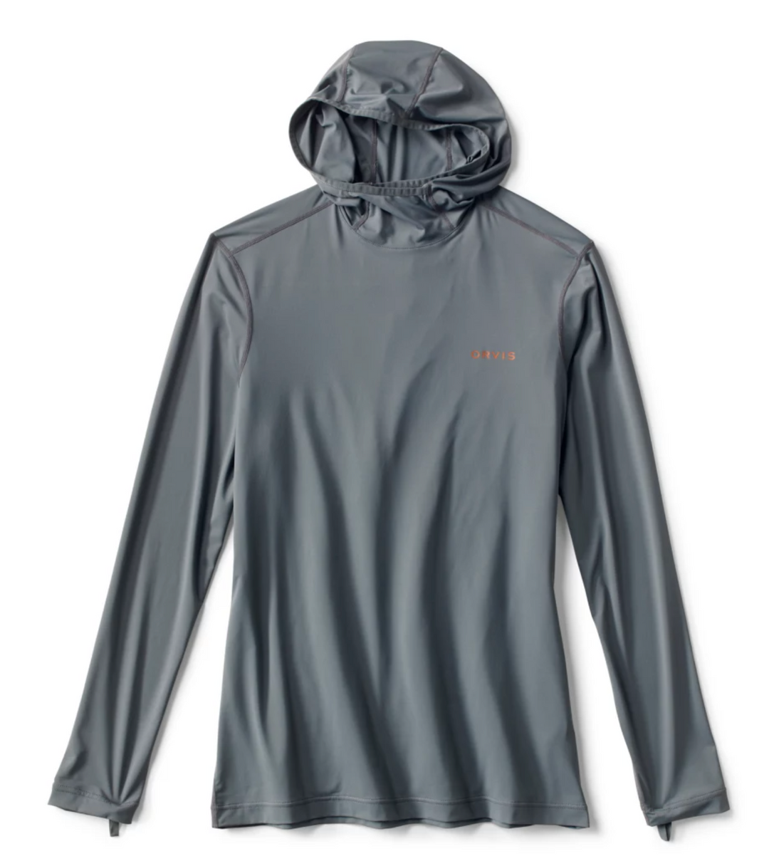 Orvis Men's Sun Defense Long-Sleeved Hoodie - Storm