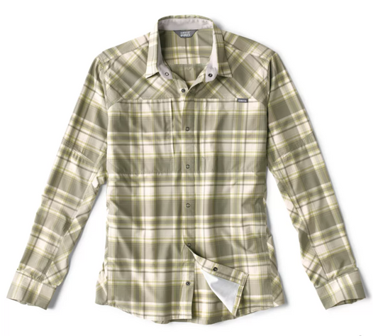 Orvis Men's PRO Stretch Long-Sleeved Shirt Sagebrush