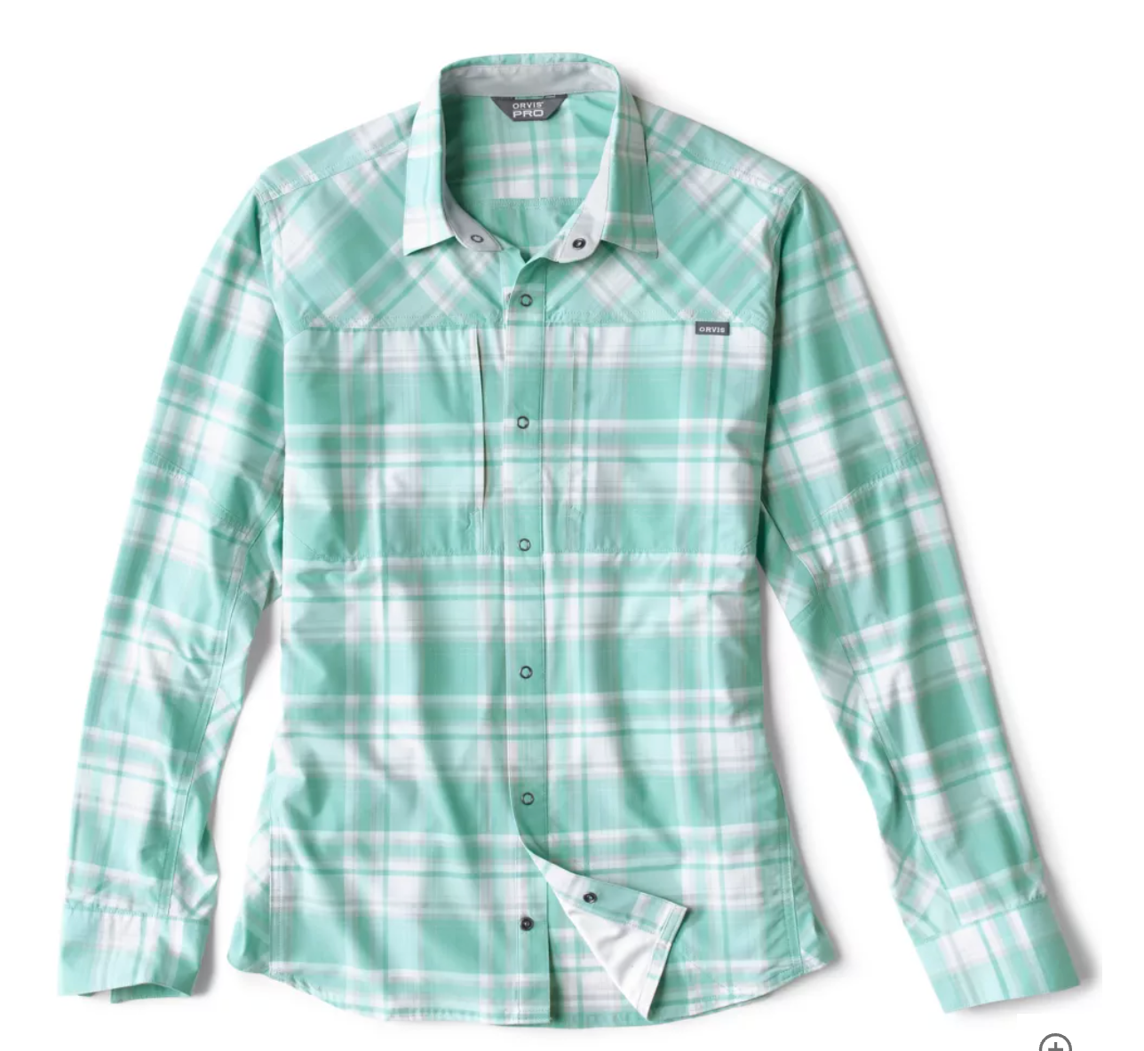 Orvis Men's PRO Stretch Long-Sleeved Shirt - Marine Plaid