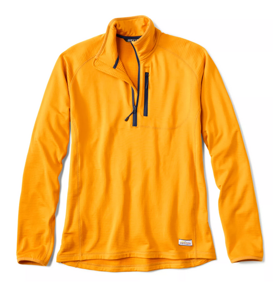 Orvis Horseshoe Hills 1/4-Zip Fleece Pullover - Turmeric