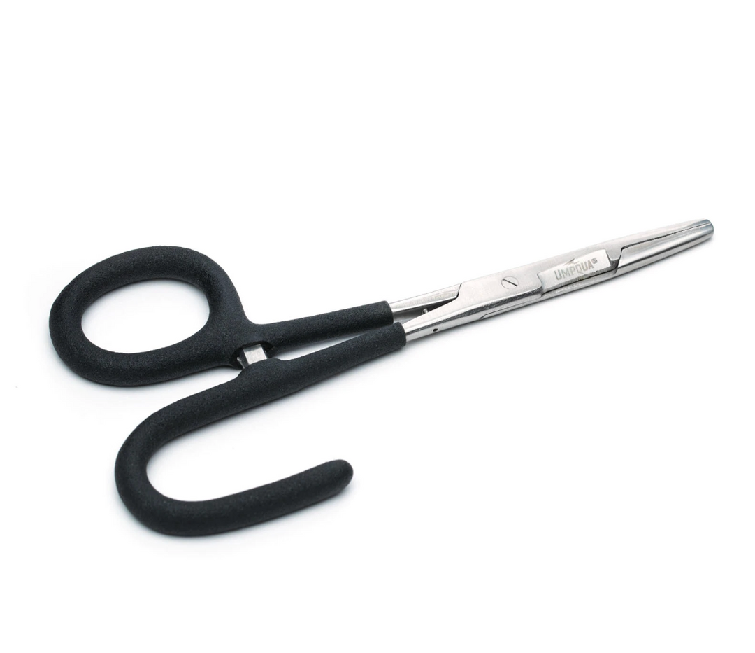 Umpqua River Grip 6" Scissor Clamp Open