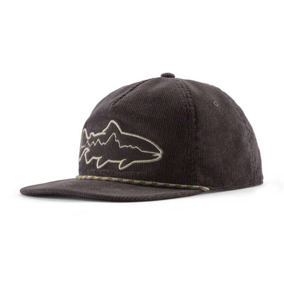 Patagonia Fly Catcher Hat - Fitz Roy Trout: Ink Black