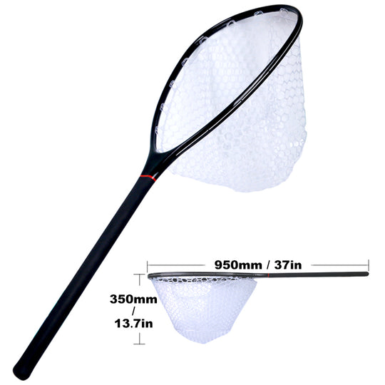 Ed's Fly Shop long-handle carbon fiber fly fishing landing net
