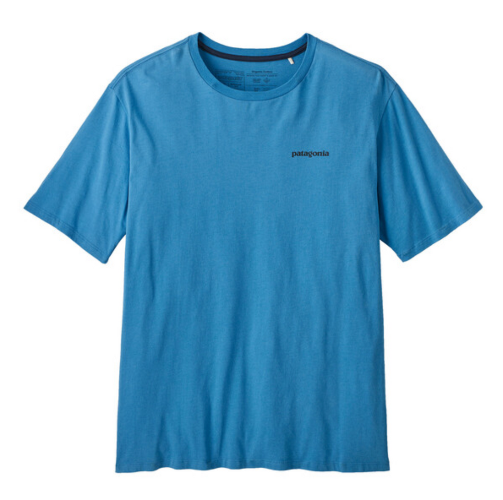 Patagonia Men's P-6 Mission Organic T-Shirt - Anacapa Blue