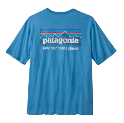 Patagonia Men's P-6 Mission Organic T-Shirt - Anacapa Blue