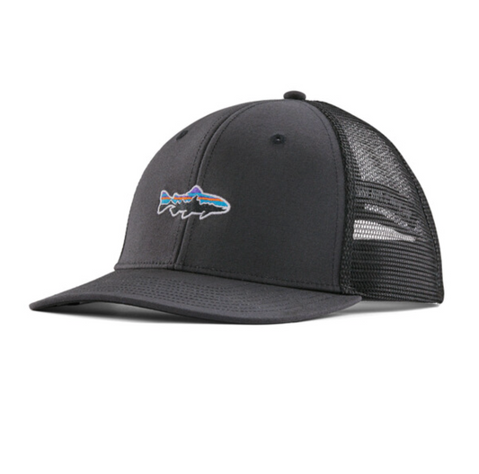 Patagonia Stand Up Trout Trucker Hat - Ink Black