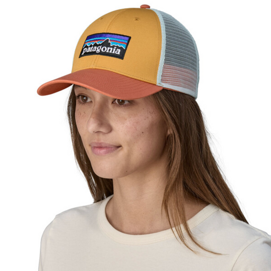 Patagonia P-6 Logo LoPro Trucker Hat - Pufferfish Gold