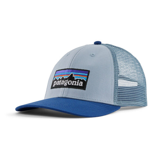 Patagonia P-6 Logo LoPro Trucker Hat - Steam Blue