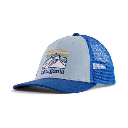 Patagonia Line Logo Ridge LoPro Trucker Hat - Steam Blue