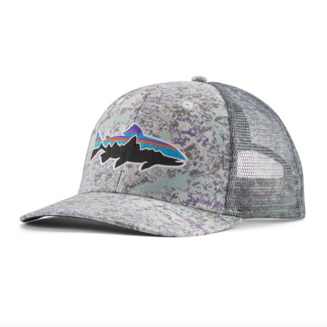 Patagonia Fitz Roy Trout Trucker Hat - Rock Wash: Thermal Blue