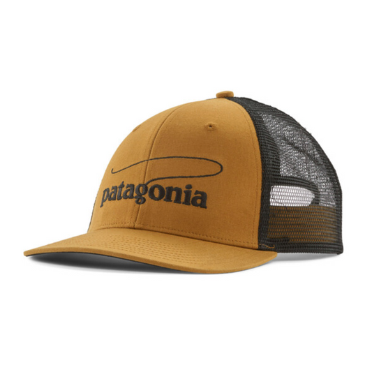 Patagonia Take a Stand Trucker Hat - Casting Logo: Raptor Brown