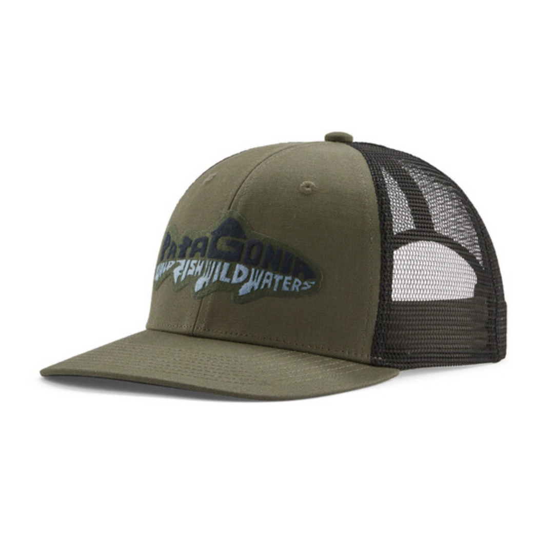 Patagonia Take a Stand Trucker Hat - Wild Waterline: Basin Green