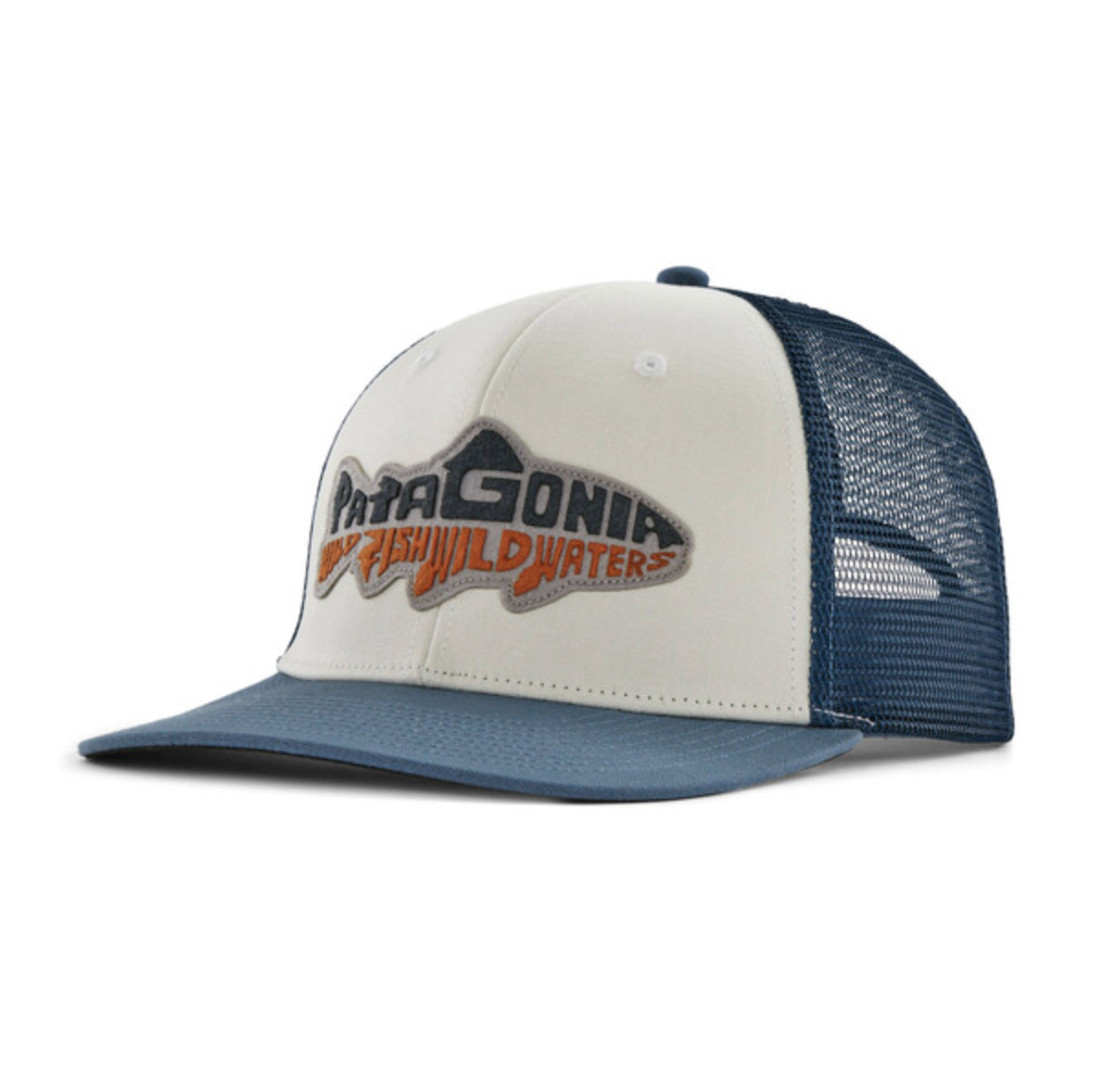 Patagonia Take a Stand Trucker Hat - Wild Waterline: Utility Blue