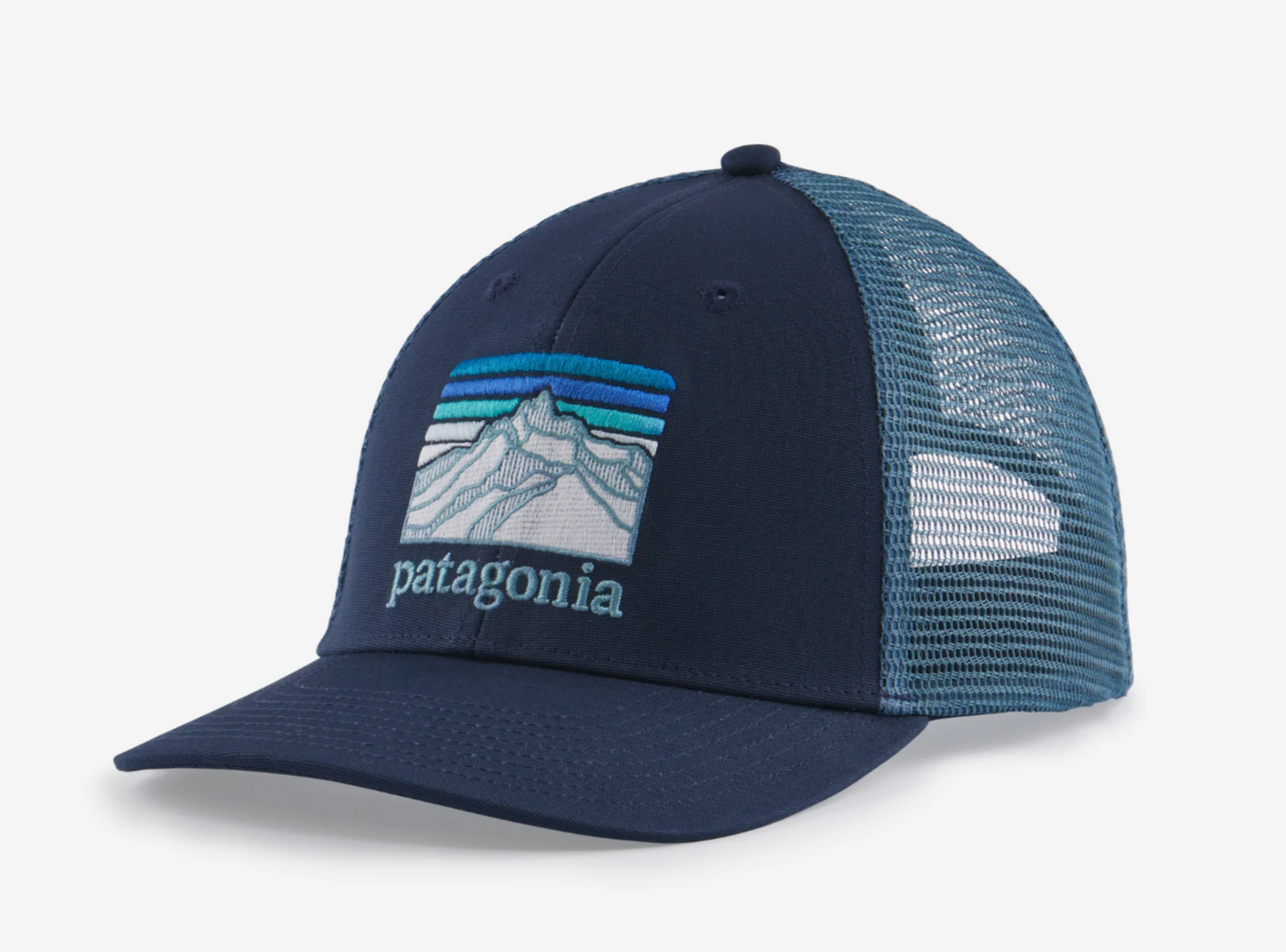 Patagonia Line Logo Ridge LoPro Trucker Hat - New Navy