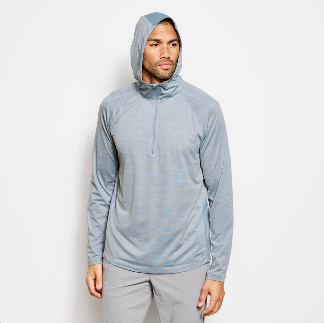 Orvis Men’s PRO Sun Hoodie - Blue Fog/Titanium