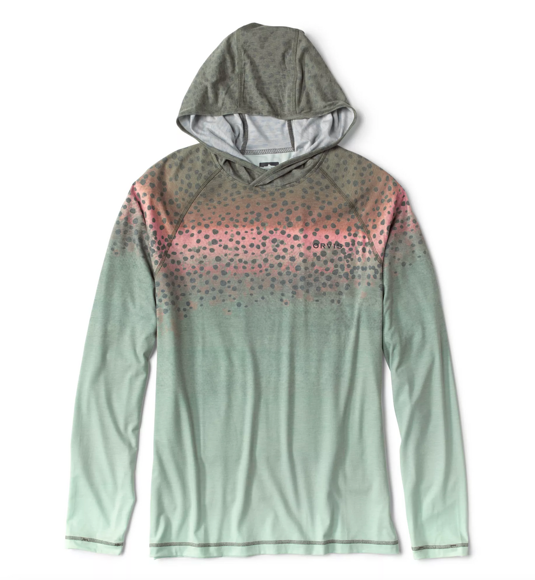 Orvis DriCast Logo Hoodie - Rainbow Trout