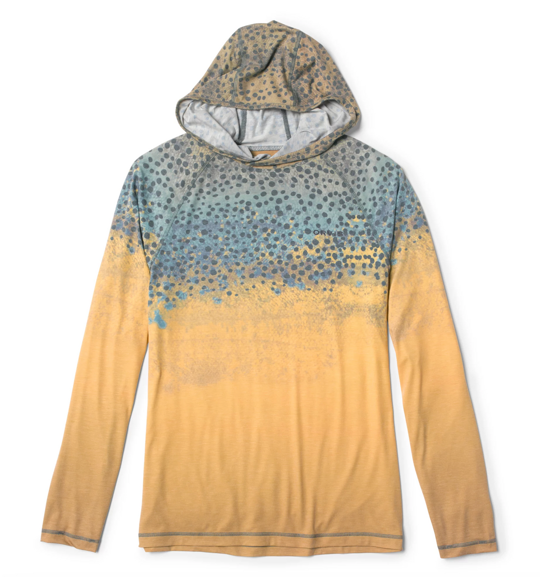 Orvis DriCast Logo Hoodie - Brown Trout