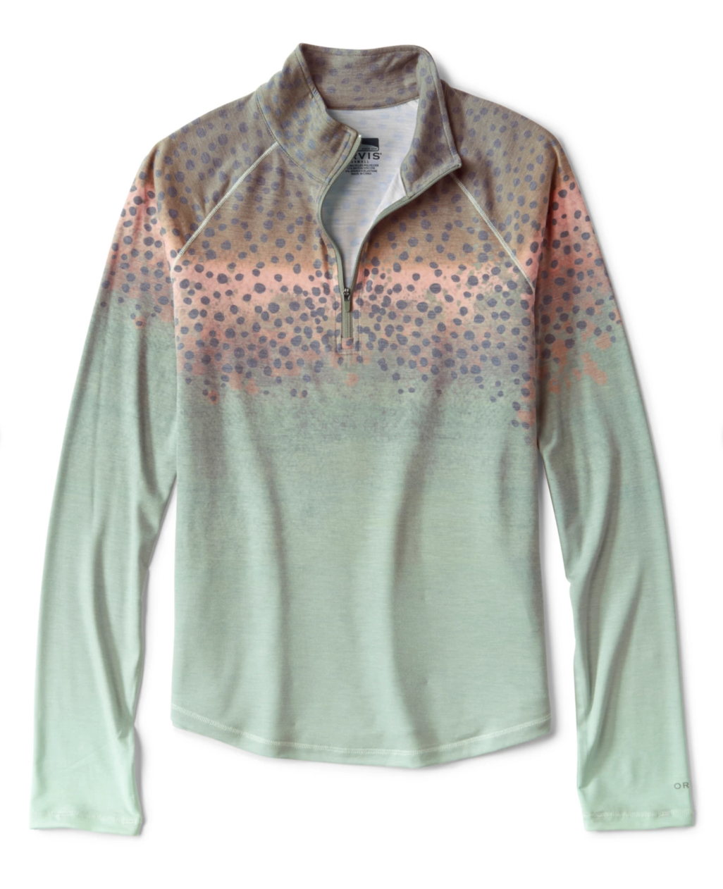 Orvis DriCast 1/4-Zip Pullover Shirt - Rainbow Trout