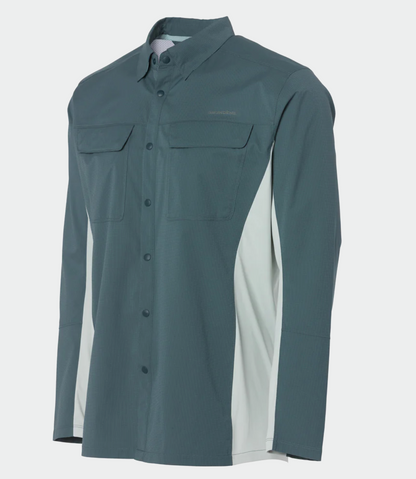 Grundens Binnacle Long Sleeve Shirt - Dark Slate