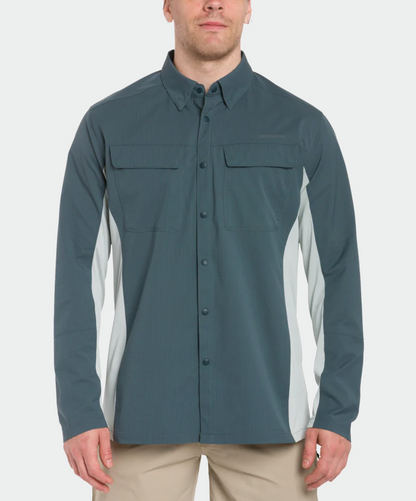 Grundens Binnacle Long Sleeve Shirt - Dark Slate