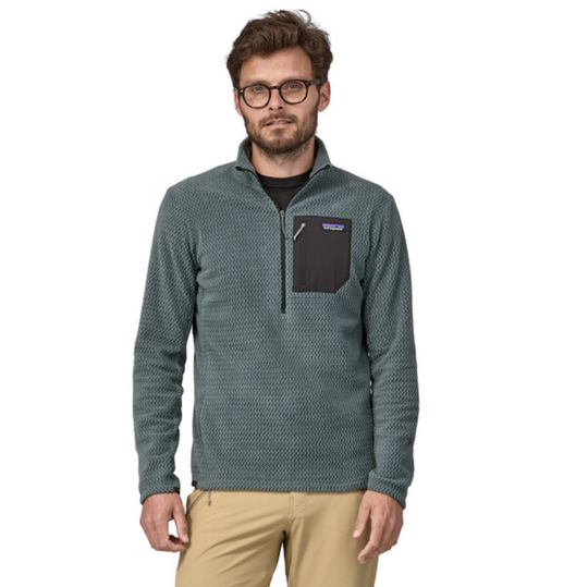 Patagonia Men's R1 Air Zip-Neck - Nouveau Green Sale