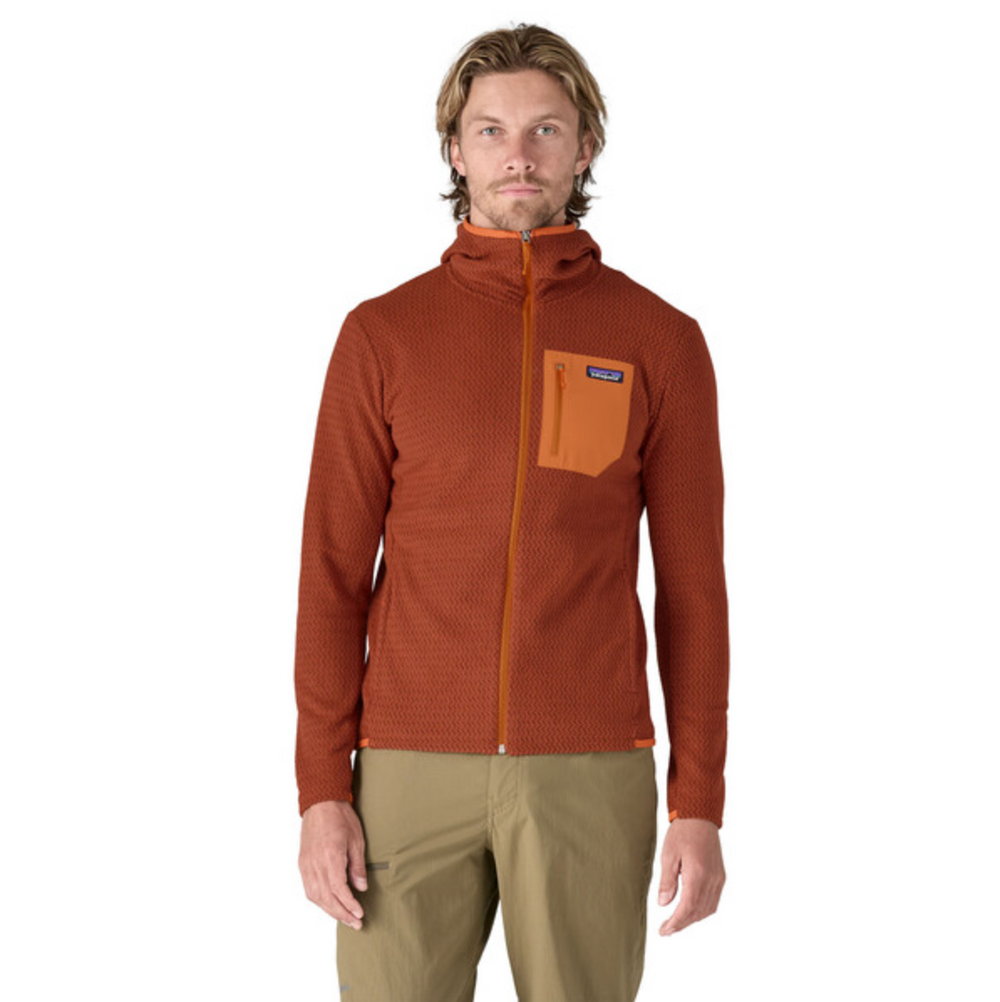 Patagonia Men's R1 Air Full-Zip Hoody - Burnished Red