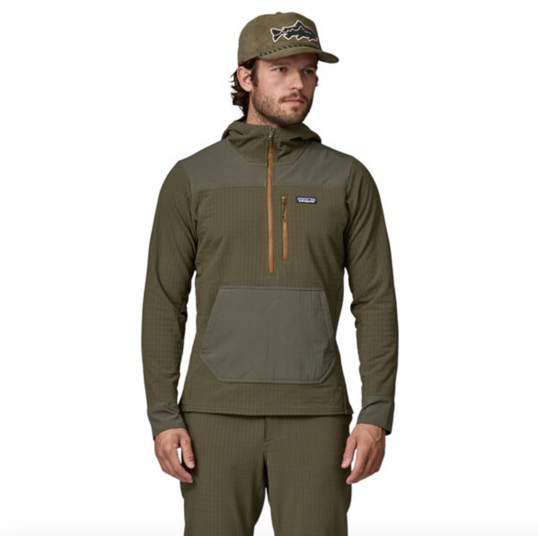 Patagonia Men's R2 TechFace Pullover - Pine Needle Green Sale