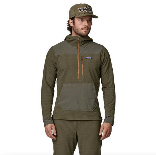 Patagonia Men's R2 TechFace Pullover - Pine Needle Green Sale