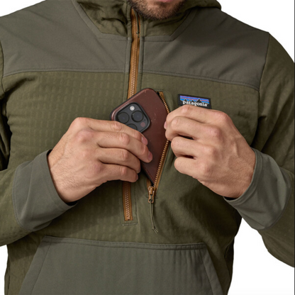 Patagonia Men's R2 TechFace Pullover - Pine Needle Green