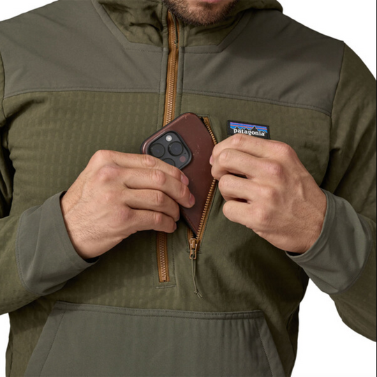 Patagonia Men's R2 TechFace Pullover - Pine Needle Green Sale