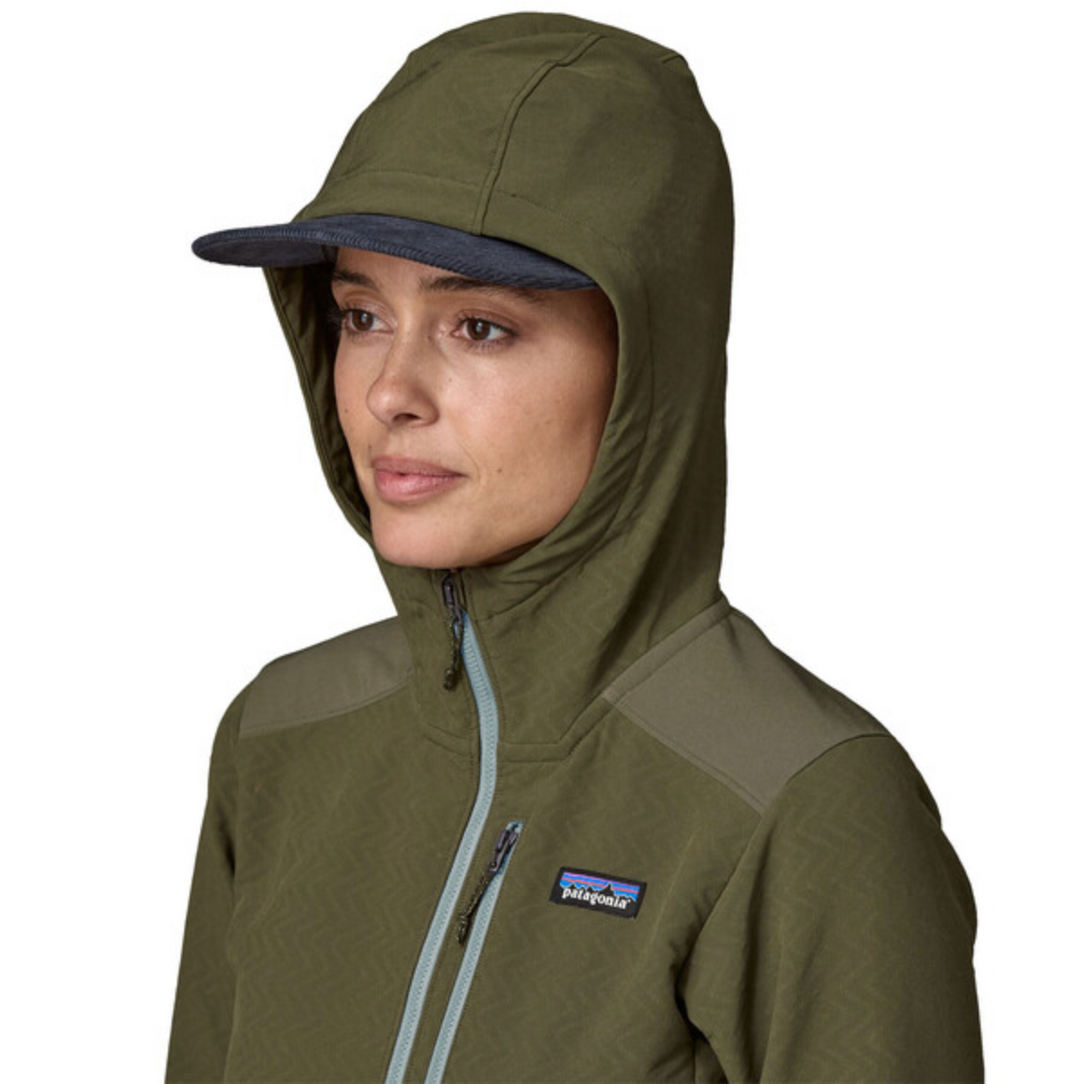 Patagonia Women's R2 CrossStrata Pullover - Pine Needle Green