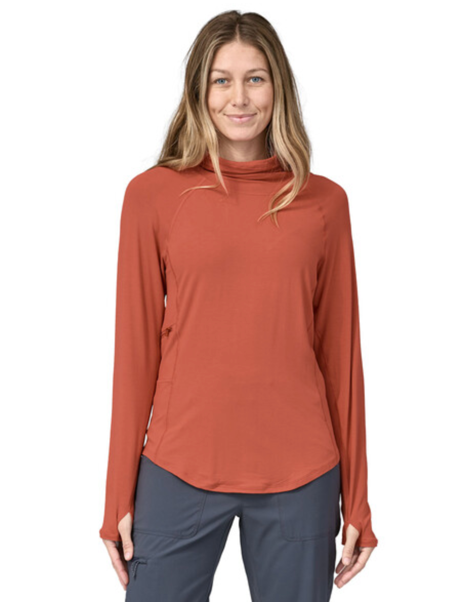 Patagonia Women's Tropic Comfort Natural UPF Shirt - Quartz Coral