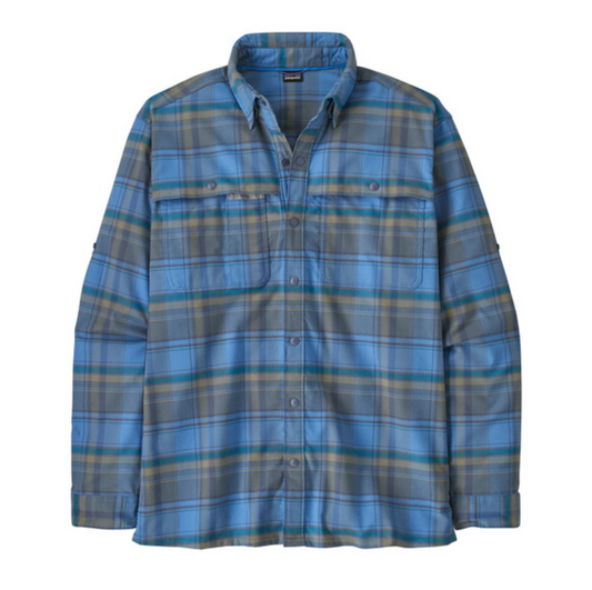 Patagonia Men's Early Rise Stretch Shirt - Rainsford: Blue Bird