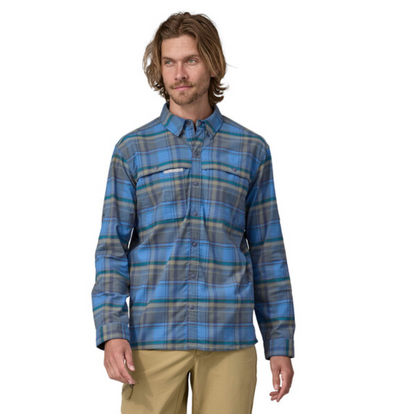 Patagonia Men's Early Rise Stretch Shirt - Rainsford: Blue Bird