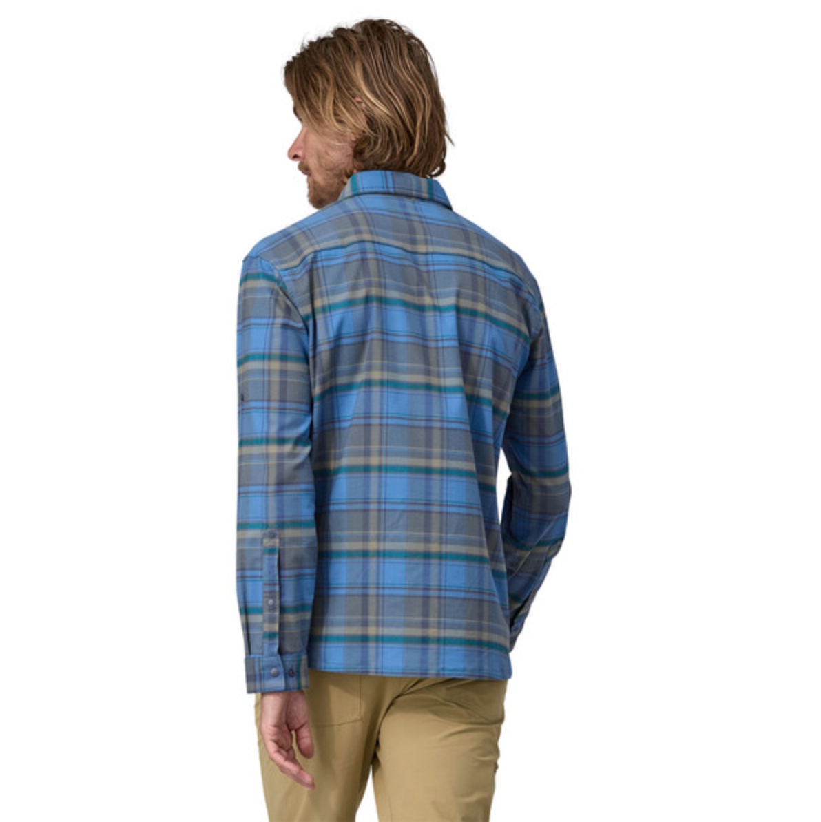 Patagonia Men's Early Rise Stretch Shirt - Rainsford: Blue Bird