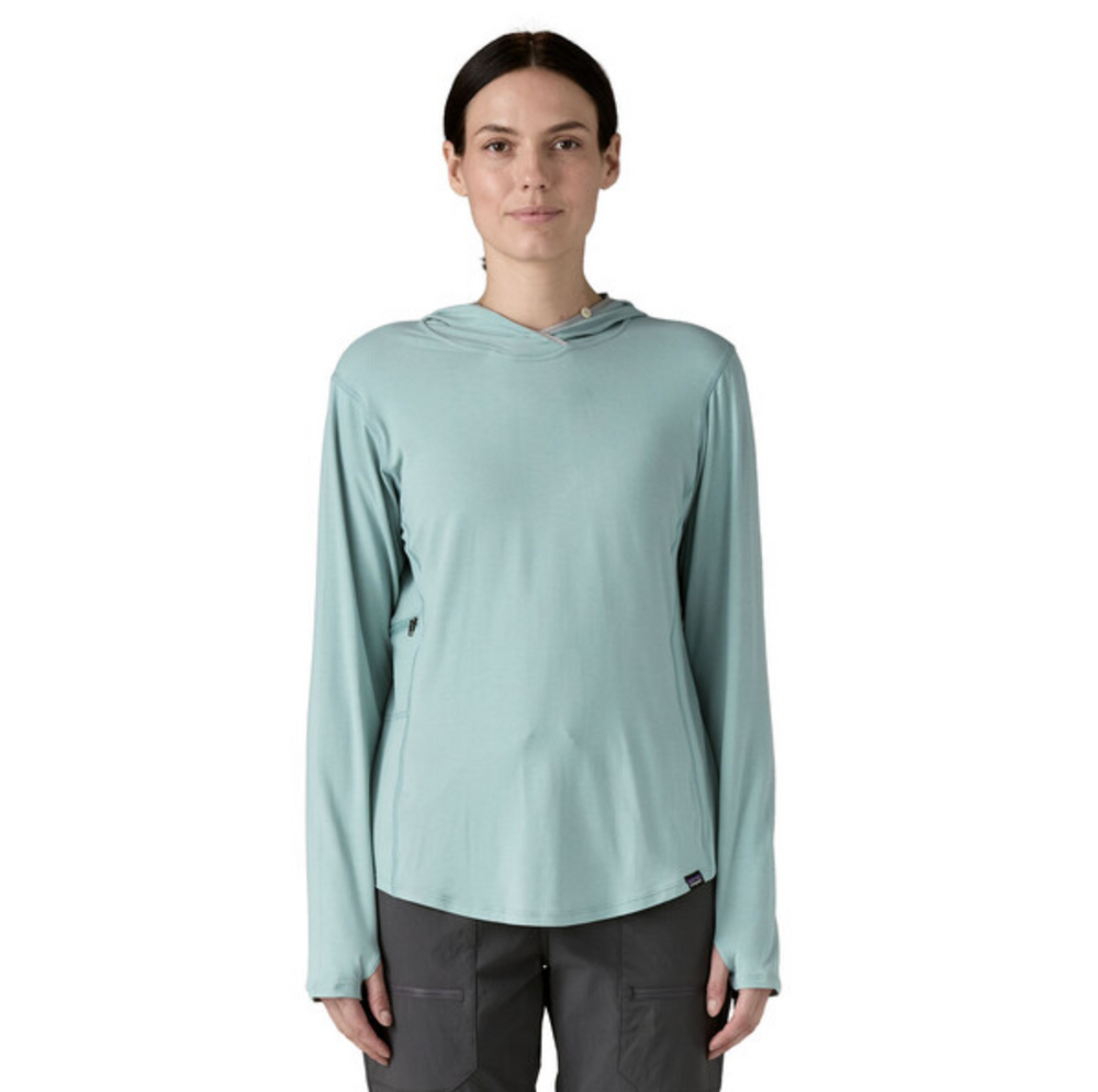 Patagonia Women's Tropic Comfort Natural UPF Hoody - Thermal Blue