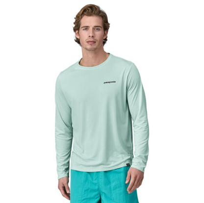 Patagonia Men's Long-Sleeved Capilene Cool Daily Graphic Shirt - Waters - Fitz Roy Tarpon: Wispy Green X-Dye