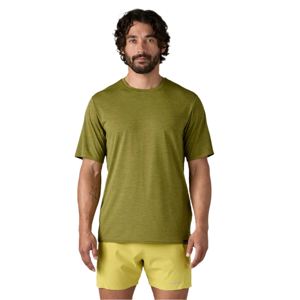 Patagonia Men's Cap Cool Daily Shirt Pumice - Graze Green - Light Graze Green X-Dye Sale