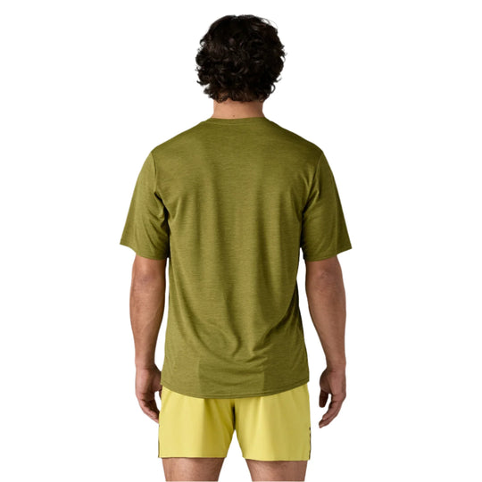 Patagonia Men's Cap Cool Daily Shirt Pumice - Graze Green - Light Graze Green X-Dye Sale