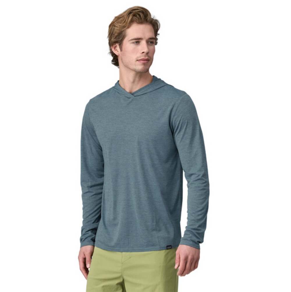 Patagonia Men's Capilene Cool Daily Hoody - Utility Blue - Light Utility Blue X-Dye