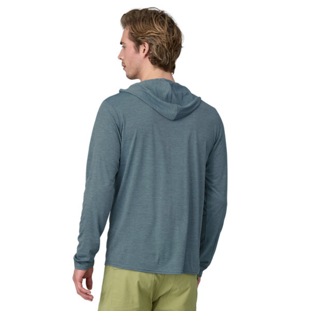 Patagonia Men's Capilene Cool Daily Hoody - Utility Blue - Light Utility Blue X-Dye