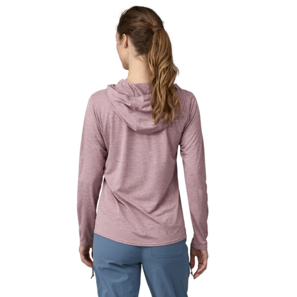 Patagonia Women's Capilene Cool Daily Hoody - Stormy Mauve - Light Stormy Mauve X-Dye