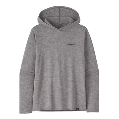 Patagonia Men's Capilene Cool Daily Graphic Hoody - Fitz Roy Tarpon: Feather Grey
