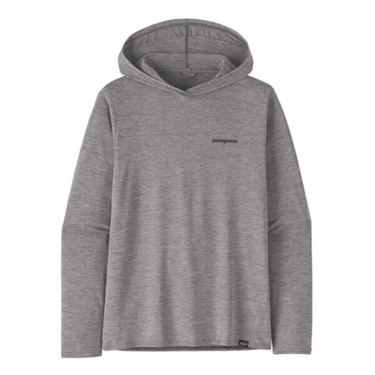 Patagonia Men's Capilene Cool Daily Graphic Hoody - Fitz Roy Tarpon: Feather Grey