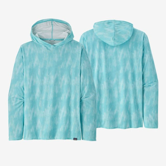Patagonia Women's Capilene Cool Daily Graphic Hoody - Agave: Iggy Blue