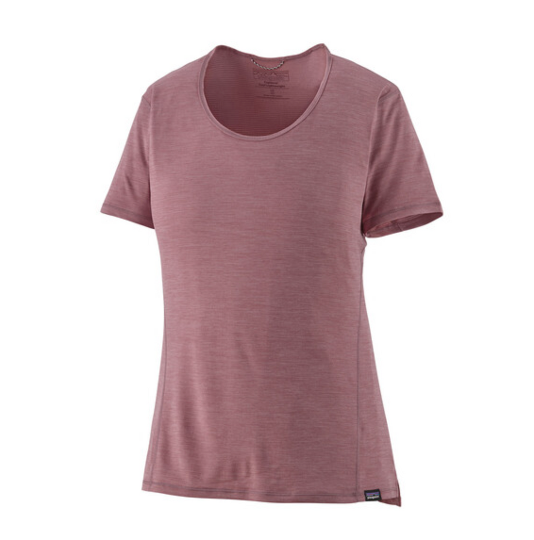 Patagonia Women's Capilene Cool Lightweight Shirt - Evening Mauve - Light Evening Mauve X-Dye