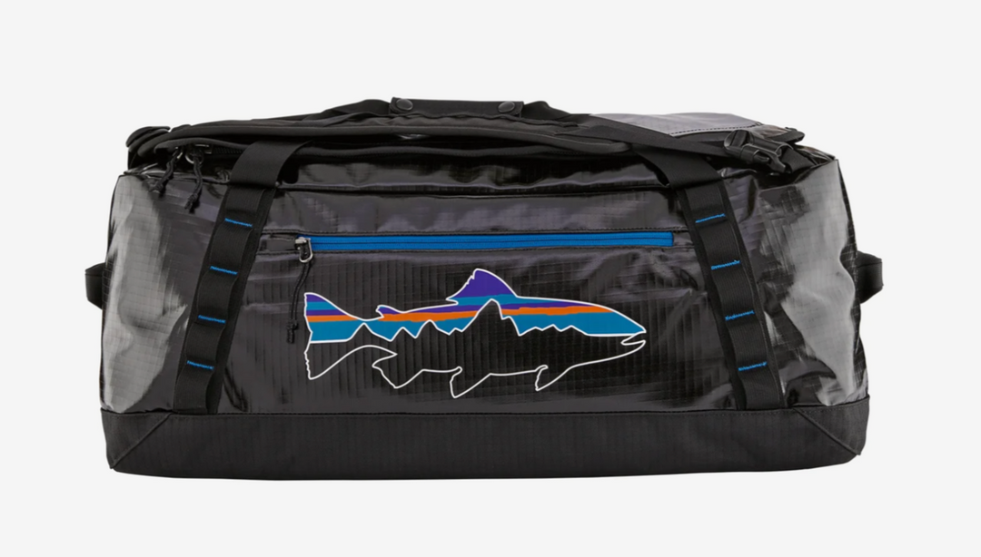 Patagonia Black Hole® Duffel Bag 55L - Black w/Fitz Trout