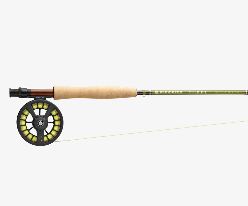 Redington Field Kit - Trout Fly Rod  W/Tube 4PC 5WT 9FT