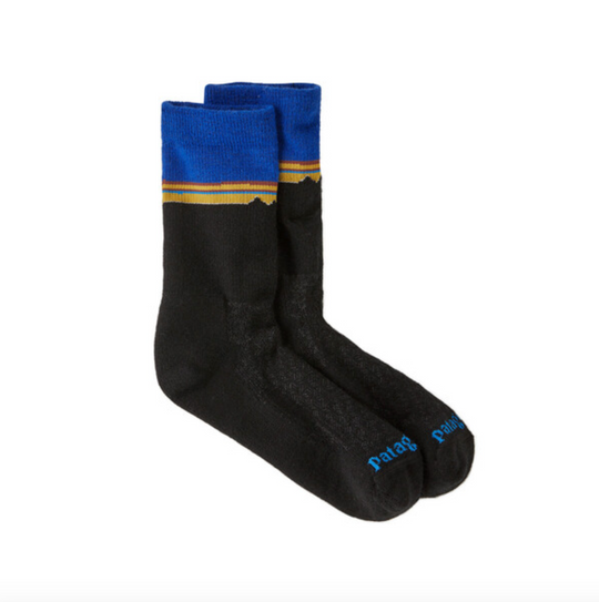 Patagonia Merino Wool Blend Crew Socks - Viking Blue