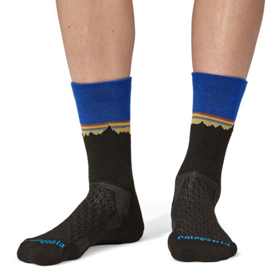 Patagonia Merino Wool Blend Crew Socks - Viking Blue